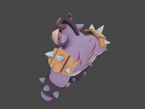  战士之路  牛肉魔像3d模型 