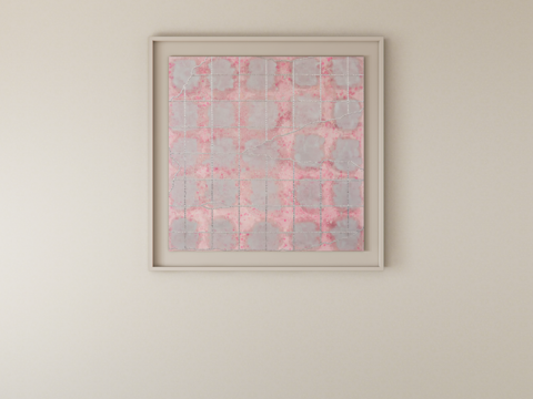  装饰画挂画su模型 