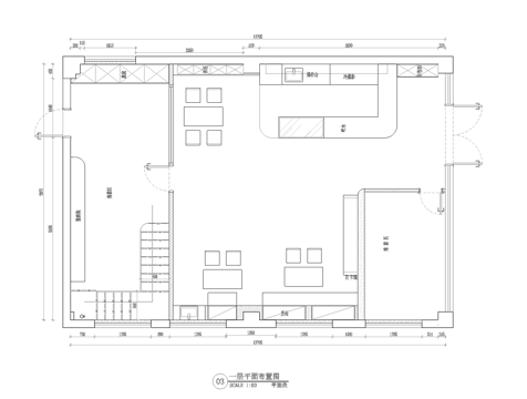 宠物店 最新全套面施工图合集cad施工图