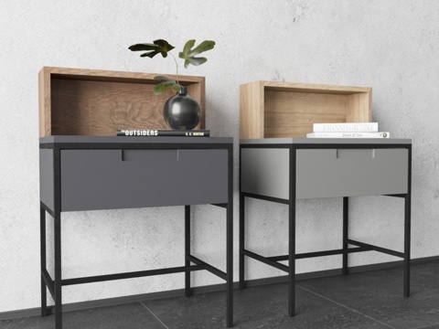  Howie MannMade床头柜3d模型 