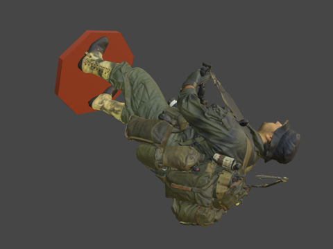  D模型 士兵3d模型 