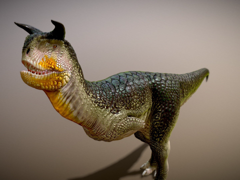  生物展示食肉牛龙3d模型 