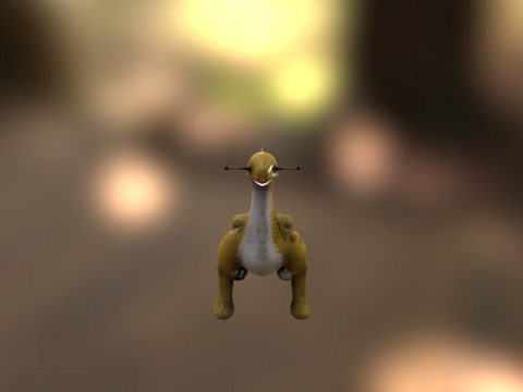  外星恐龙3d模型 