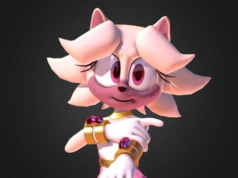  贝拉刺猬3d模型 