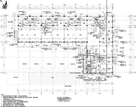 欧式二层幼儿园建筑CAD施工图整套cad施工图