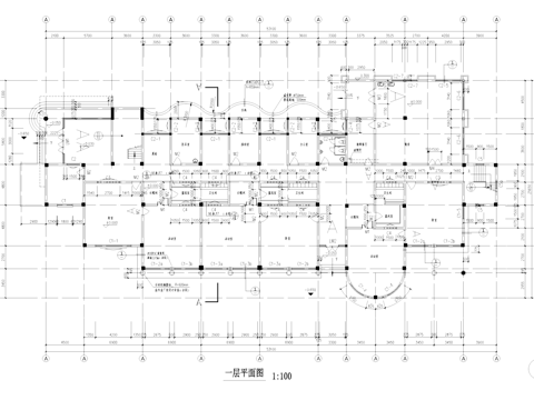 新桥山水居社区幼儿园建筑CAD施工图整套cad施工图