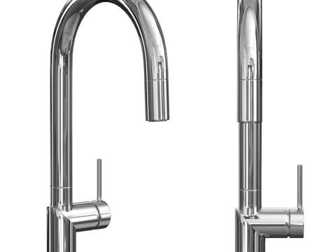  智能触控水龙头3d模型 