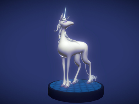  最后的独角兽3d模型 