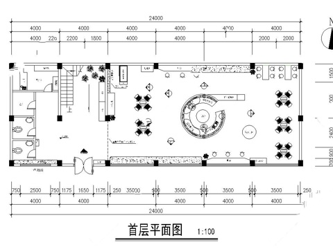 最新猫咖馆全套施工图设计cad施工图