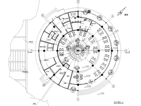 中餐厅餐馆建筑CAD施工图集cad施工图