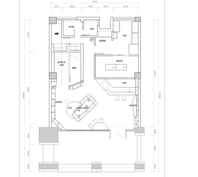 宠物店 最新平面施工图合集cad施工图