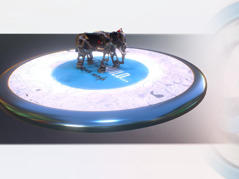  乐高头脑风暴教育Ev3大象扫描3d模型 