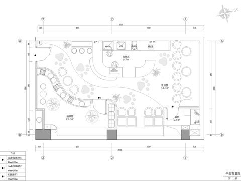 宠物店 最新全套面施工图合集cad施工图