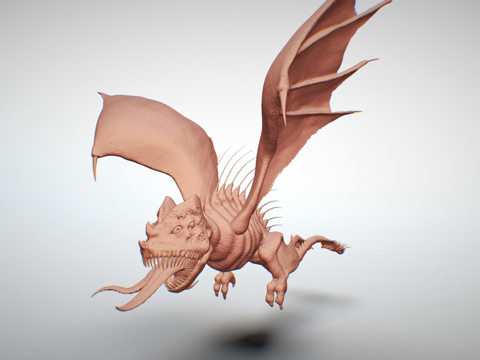  地狱蝙蝠地狱蝙蝠3d模型 