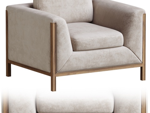  SARGENT CHAIR - Stahl + Band3d模型 