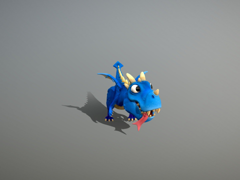  恐龙龙木偶操控3d模型 