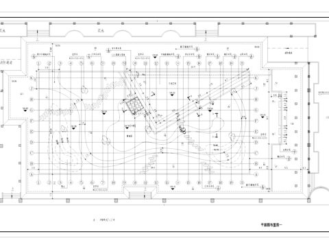 博雅园庭院景观CAD平面施工图cad施工图