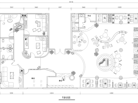花艺主题咖啡馆 最新全套施工图合集cad施工图