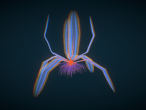  自发光存在3d模型 