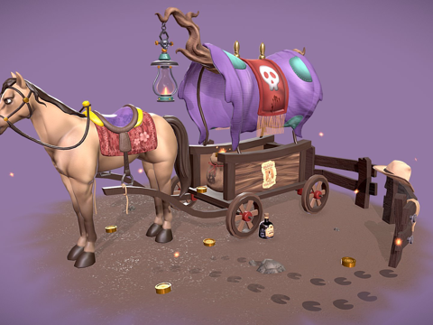  幸运之旅3d模型 