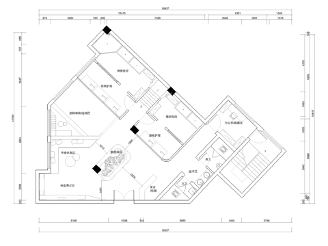 宠物店 最新全套施工图合集cad施工图