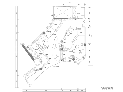 宠物店 最新平面施工图合集cad施工图