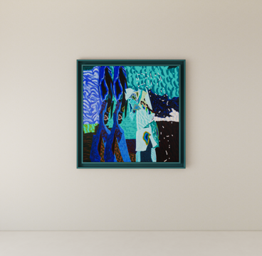 装饰画挂画su模型