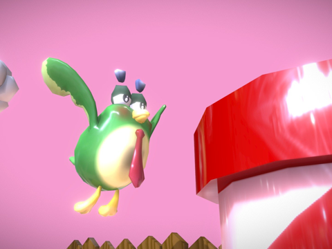  增强现实中的笨鸟先飞Vuforia SDK3d模型 