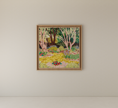 装饰画挂画su模型