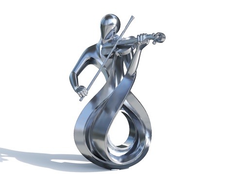 现代不锈钢雕塑 城市雕塑 公园雕塑 景观雕塑 主题雕塑 抽象su模型