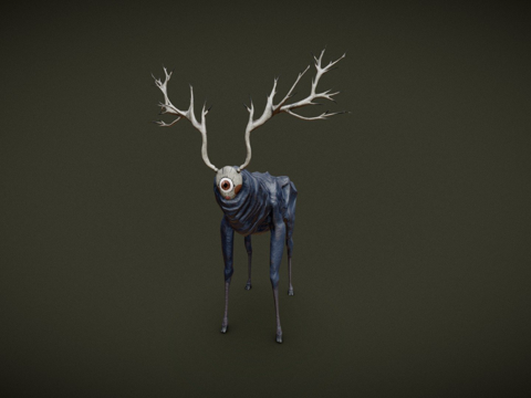  恐怖生物3d模型 