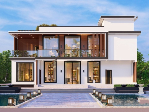 别墅建筑自建房 最新全套施工图设计cad施工图