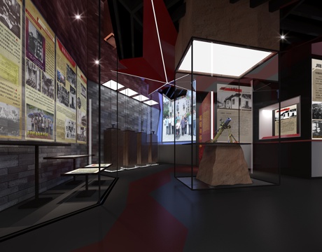 博物馆 纪念馆 展厅 最新全套施工图设计cad施工图