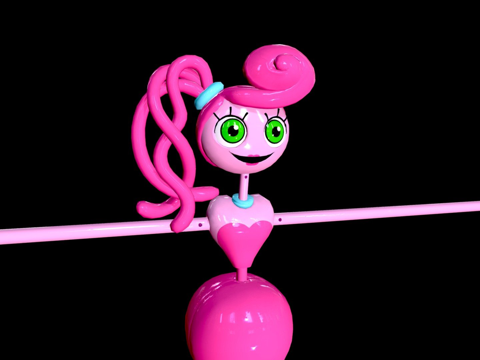  长腿妈妈贝塔预告片再创作3d模型 