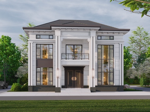 别墅自建房 最新全套施工图设计cad施工图