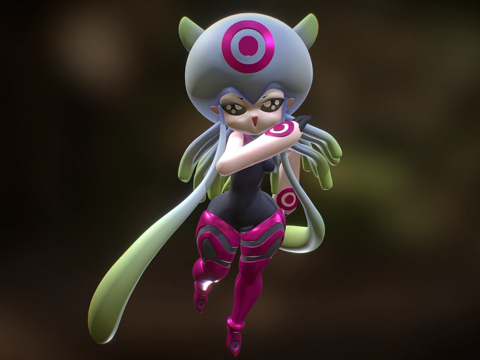  水母兽 数码兽委托3d模型 