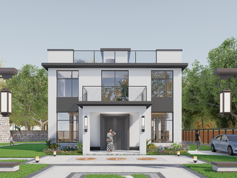 别墅自建房 最新全套施工图设计cad施工图cad施工图