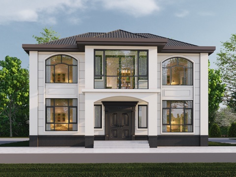 别墅自建房 最新全套施工图设计cad施工图