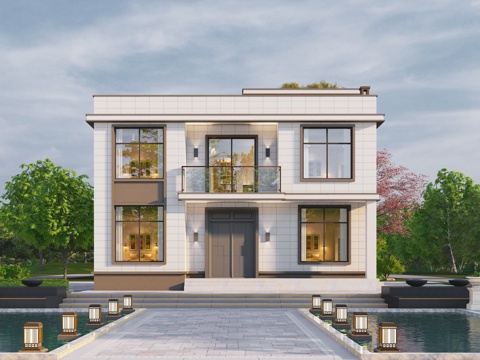 别墅自建房 最新全套施工图设计cad施工图