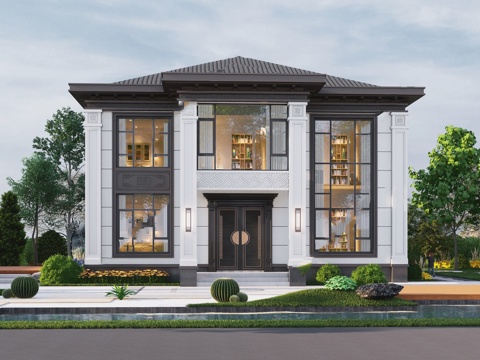 别墅自建房 最新全套施工图设计cad施工图cad施工图