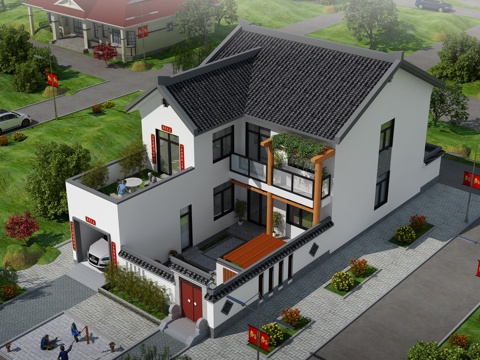 别墅自建房 最新全套施工图设计cad施工图