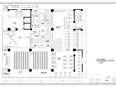 健身会所室内装饰CAD施工图集cad施工图