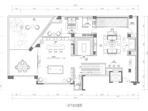 主题民宿 最新平面施工图设计cad施工图