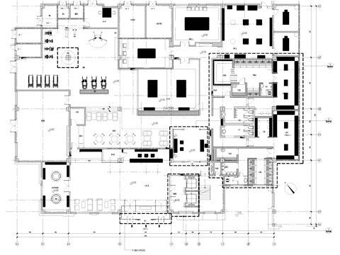 健身会所工装平面CADcad施工图