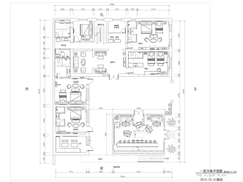 主题民宿 最新全套施工图设计cad施工图