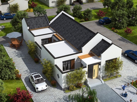 别墅建筑自建房 最新全套施工图设计cad施工图