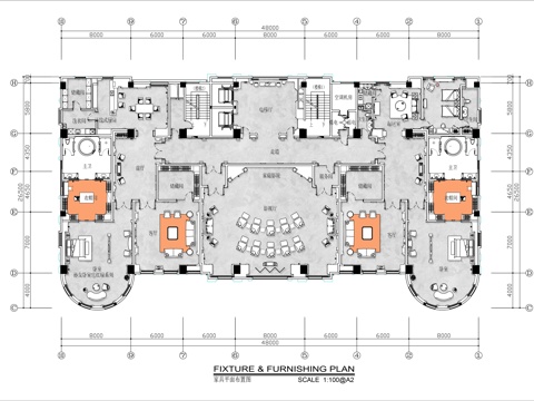 休闲娱乐民宿 最新平面施工图设计cad施工图