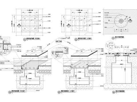 井盖 雨水口 硬质井盖绿化井盖 绿化给水点 铺装伸缩缝cad施工图