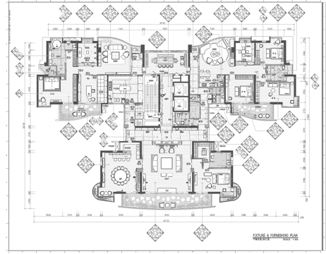 度假民宿 最新全套施工图设计cad施工图