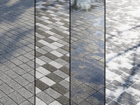  现代瓷砖3d模型 